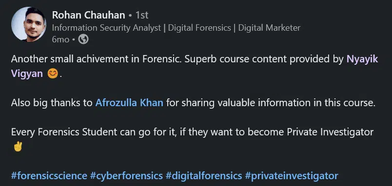 Student LinkedIn Success Story 8